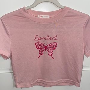Spoiled crop top